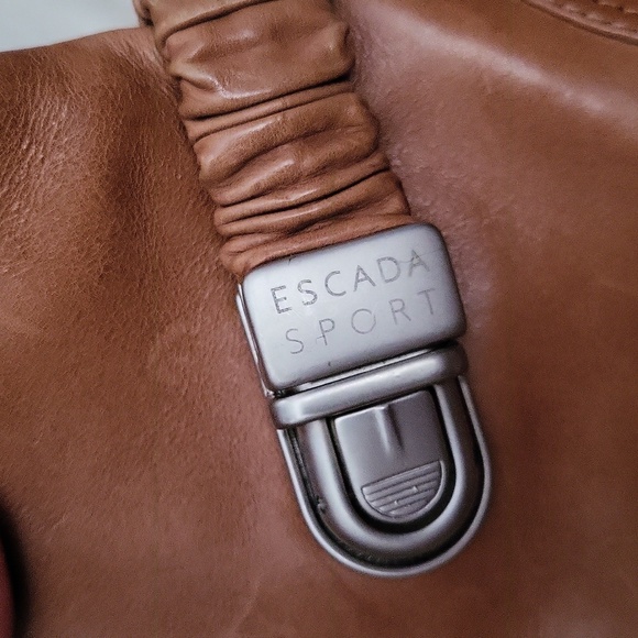 Escada beige leather boots size 39.5 - Picture 3 of 6